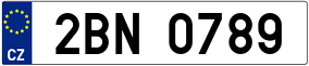 Truck License Plate